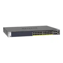 Switch manageable ProSAFE M4300-28G-PoE+ (1,000W PSU)Switch Manageable Stackable avec 24x1G PoE+ e... (GSM4328PB-100NES)_1